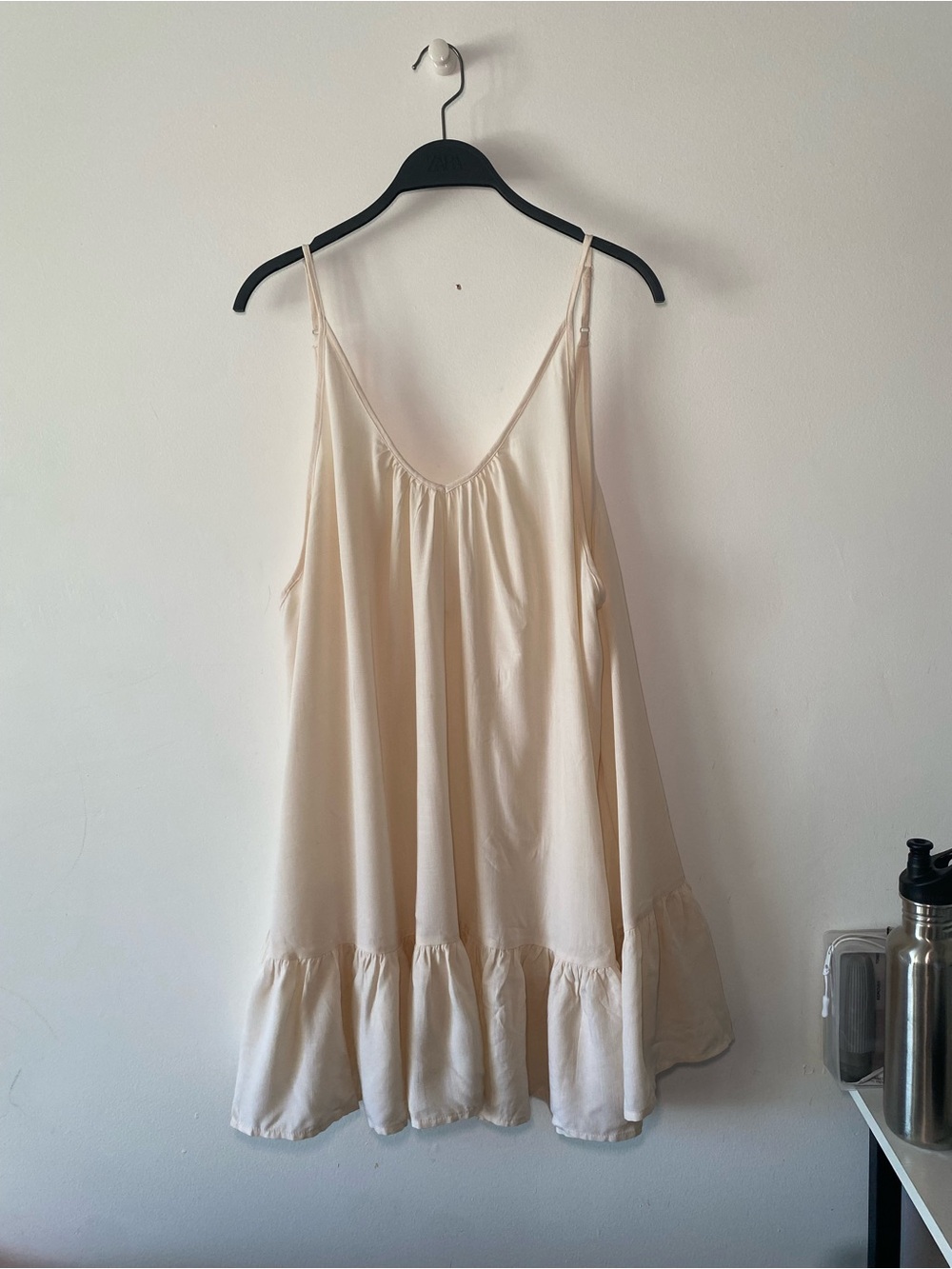 Cream Swing Dress Beach Coverup